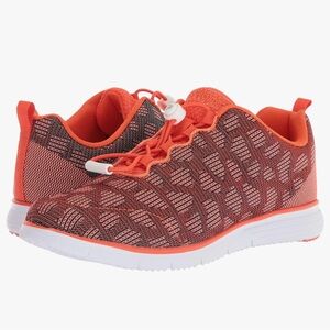 🆕 Propet Womens Travelfit Shoe Orange 6.5 2E xx wide new in box